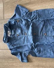 Chemise MC cuddles and smiles 86cm jean