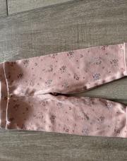Legging tao 74cm rose fleuri 