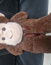 Peluche singe marron