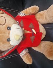 Ours veste rouge
