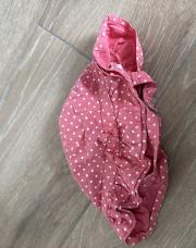 Bob chapeau rose à pois 46cm