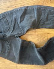 Jeans gris noir Zara 3/4 ans