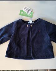 T. 6 mois, Neuf, Obaibi , gilet en velours
