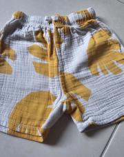 T-shirt zara blanc mourtarde