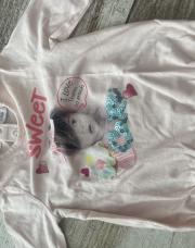Blouse rose pale petite fille 9 mois 