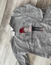 Blouse Zara grise fille 9 mois 