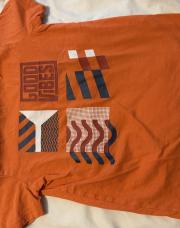 T-shirt orange Okaïdi - T. 8 ans 