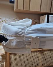 Robe blanche + sac