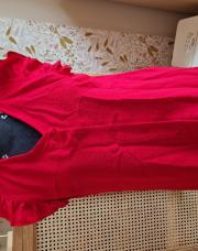 Chemisier bouton rouge