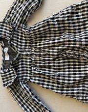 Robe carreau bzlx noir 9-12m