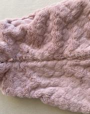Gilet fourrure rose 74