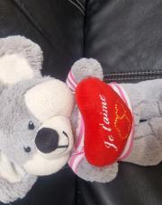 Peluche je t'aime 