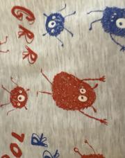 Blouse de pyjama monstre 7/8ans 