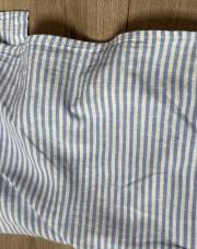 Chemise bleue lignée 