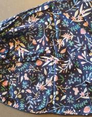 Combinaison bleu fleurs 