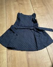 Robe marine a point blanc kiabi 12 mois 