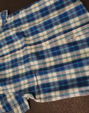 Chemise courtes manches à carreaux / TAO / 4 ans