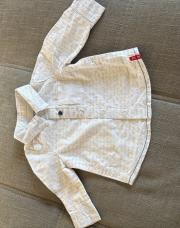 Chemise IKKS blanche avec écriture 3 mois 