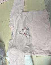 Tee-shirts manche longue rose t68
