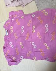 T-shirt rose lunette 6m