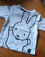 T shirt lapin 68cm 