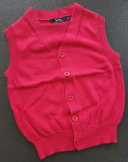 Gilet courte-manche rouge / Mrk / 4 ans