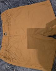 Short toile kiabi jaune 24m