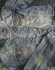Veste jeans pétrole 128