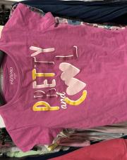 T-shirt rose « Pretty and cool » Inextenso 5 ans