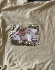 T-shirt fille jaune « Magic mood » 4 ans 98-107cm