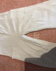 Pantalon blanc 12-18 mois