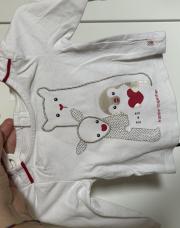 Pull blanc animaux obaibi 3m