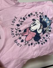 T-shirt Minnie rose 6m