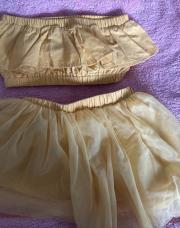 Tutu + bandeau jaune 92