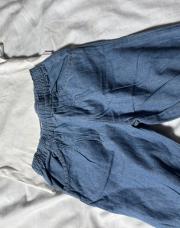 6mois ensemble haut blanc +jeans 