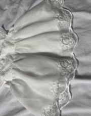 3 mois neuf robe cérémonie blanc à dentelle 