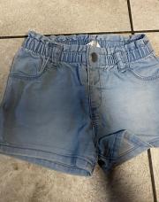 Short jeans bleu clair 9-12 mois 