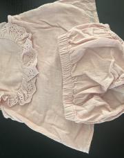 Ensemble mango rose 3-6M