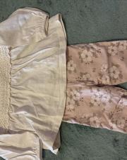 Ensemble C&A 6-9 m fleur 