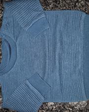 Pull bleu 0-3 mois