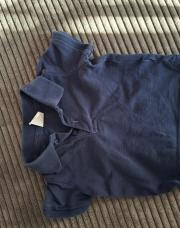 Polo bleu marine h&m 2-4 mois 