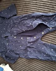 Pyjama 3 mois bleu marine et étoiles 