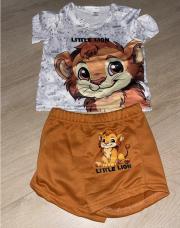 Ensemble short lion 9/12 mois 