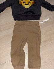 Pyjama simba  molttonet 18 mois