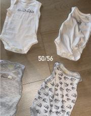 Lots de 4 bodies avec éléphant taille 50/56 