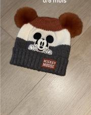 Bonnet Mickey 0/6 mois 
