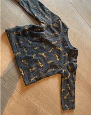 Blouse écriture pluto 3/6 mois 