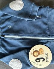 Gilet Obaïbi bleu 9 mois 