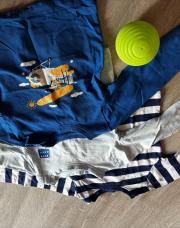 Lot de 3 tee shirts manches longues 12 mois neuf 