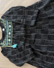 Blouse noir vert ORCHESTRA 